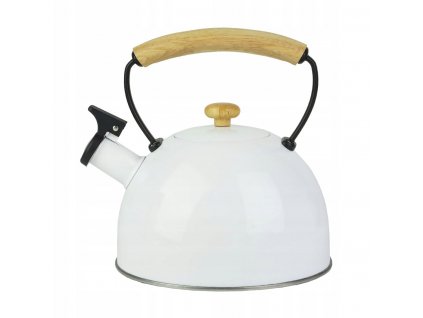 Čajník, kanvica na čaj -  2,5L kanvica s píšťalkou indukcie plyn oceľ_0