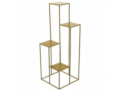 Kovový stojan na kvety so 4 úrovňami podkrovia_0