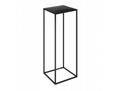 Kovový stojan na kvety 70 cm H čierny LOFT_0