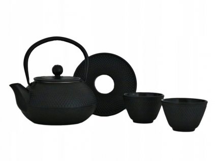 Čajník, kanvica na čaj -  Liatina sada sládka_0