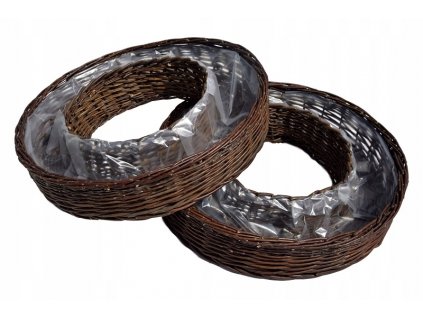 Veľký prútený kôš kvetináče KRYT wiklinowa 60 cm_0