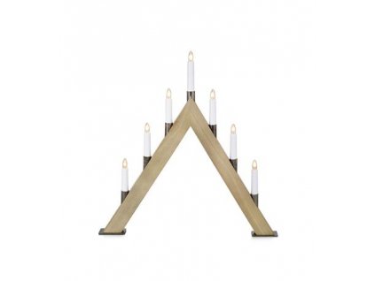 Svietník, lampáš - Dekorácie Advent Chanderer LED Stubb 703855 Wood_0