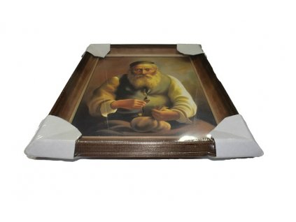 OBRAZ je VEĽKÝ 31x36 cm ŽID NA ŠŤASTIE_3