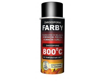 1250W žiaruvzdorný náter HANSA tmavo hnedá 400 ml_0