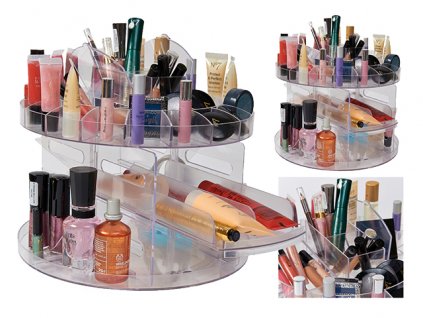 KOZMETICKÉ ORGANIZÉR OTOČNÝ 360 GLAMCADDY_5
