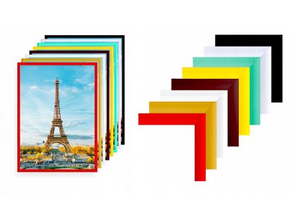 HLINÍKOVÝ RÁM 70x100 cm 100x70 RÁM - 8 FARIEB_0