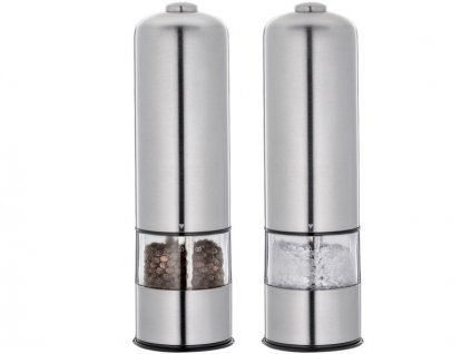 Soľničky, koreničky -2W1 MŁYNEK DO SOLI + PIEPRZU SOLNICZKA INOX LED_0