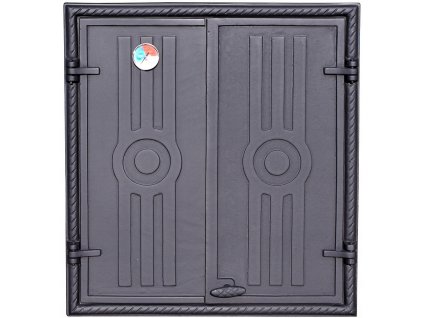 liatinové Dvierka na peci udiarni 66x61 cm_0