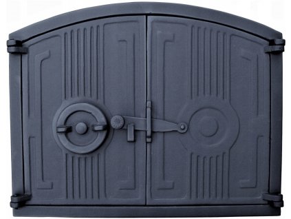 Dverí liatinové kachle chlieb udiarni gril_1