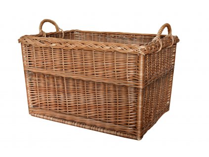 PRÚTENÝ KÔŠ 80 CM 3 FARBA HNEDÁ, BIELA PRÍRODNÁ_0