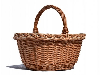 Prútený kôš na nákupy huby, VEĽKÝ košík, OVOCIE_0