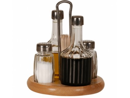 Soľničky, koreničky -PRZYPRAWNIK 4 ELEMENTOWY ZESTAW DO PRZYPRAW PRESID_1