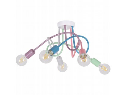 Lampa prívesok lampa stropný luster deti PASTI MODRÁ_3