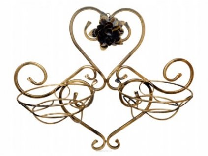 Stojan na kvety Kwietnik na donice ścienny metalowy 10-1164_0