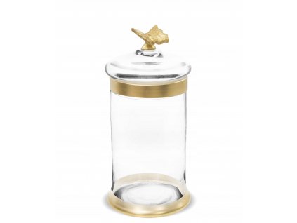 KOZMETIKA ZO SKLENENÉHO KONTAJNERA Vatové tampóny BUTTERFLY GOLD 23CM_0