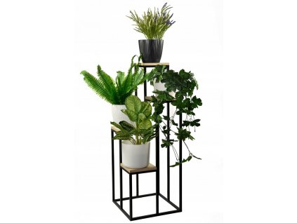 Kovový stojan na kvety pre 4 kvety_5