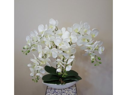 4 ORCHIDEA UMELÁ SLAMA, UMELÉ KVETY SB4PŁ_0