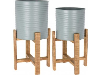 Kvetináče na stojane, kovové Osłonka Flowerbed Loft kpl_0