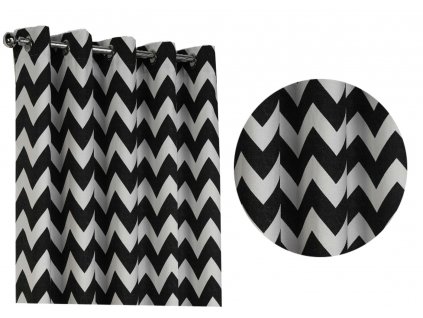 ZÁCLONY HOTOVÉ ZÁCLONY CIK-cak HRUBÉ 175x245 HIT !!_0