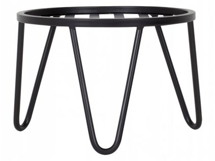 STOJAN na kvety Stojany na kvety, kovové 25cm ČIERNE_2