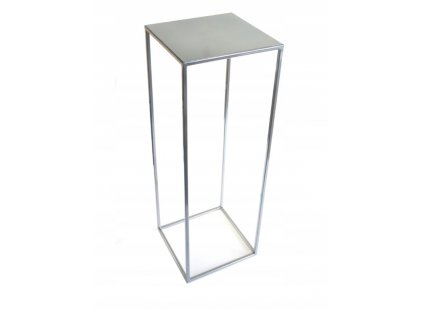 Stojan na kvety, podkrovné kvety 70 cm strieborné s 363_0