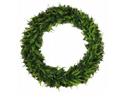 VENIEC UMELÝ ZELENÁ VEĽKÉ L 50 CM DEKORÁCIE_0