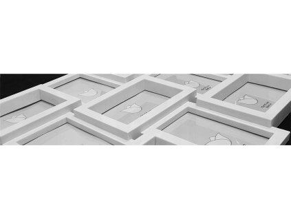 photo Frame fotorámik pre 12 fotiek čiernej a bielej_0