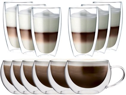 TEPELNE-ODOLNÉ OKULIARE LATTE KÁVA, ČAJ DARČEK X 12_0