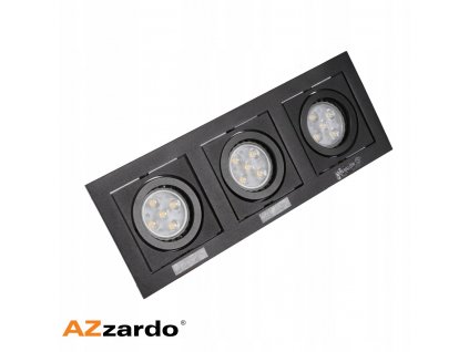 Bodové svetlá, bodové osvetlenie - Oprawa Do Zabudowy Paco 3 Azzardo aluminium_0