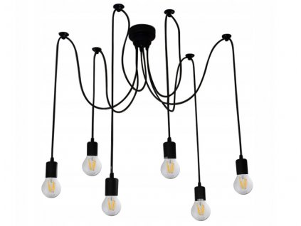 PRÍVESOK svetlo, RETRO A PODKROVIE E27 LED SPIDER_0