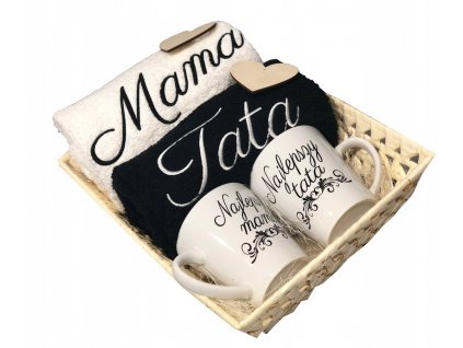 Darček pre rodičov NASTAVIŤ Uterák + Pohár_0