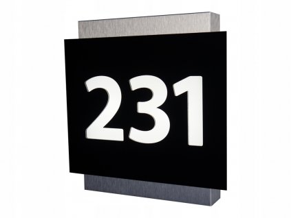 Osvetlené číslo domu Tlayer 25x25cm BL LED_7