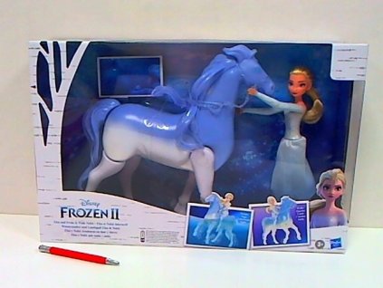 FROZEN 2 Elsa + kôň Nokk pláva a chodí E6716 / 2_0