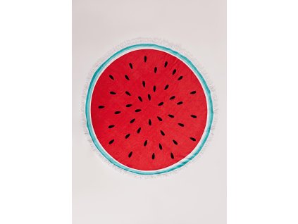 Plážová osuška, osuška - RĘCZNIK PLAŻOWY OKRĄGŁY ARBUZ Kąpielowy Na Basen_0