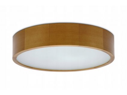 Katya 375 dub okrúhle drevené tienidlo 2x E27_0