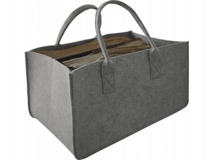 sáčku dreva plstené syntetický kôš na drevo_1