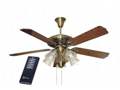 STROPNÝ VENTILÁTOR RETRO 132cm VENTILÁTOR S diaľkovým ovládaním_1