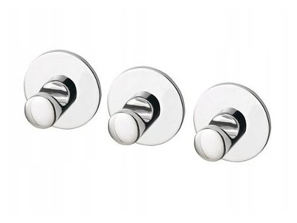 Vešiak - Hak samoprzylepny IKEA SKOGHALL 3 szt. CHROMOWANE_0