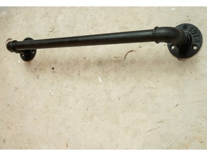 REGÁL NA UTERÁKY, RELÉ, ČIERNE, LOFT, RETRO_0