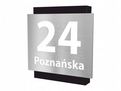 Podsvietený číslo domu Tlayer MAJÚ V LED 35x35cm_7