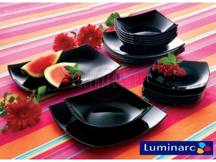 LUMINARC QUADRATO BLACK večeru SLUŽBY RIAD 12el 4 osoby_0