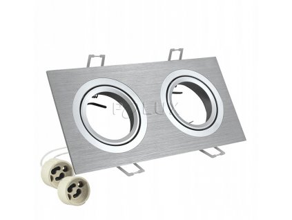 Bodové svetlá, bodové osvetlenie - OPRAWKA PODTYNKOWA RUCHOMA + GNIAZDO GU10 POLUX_0