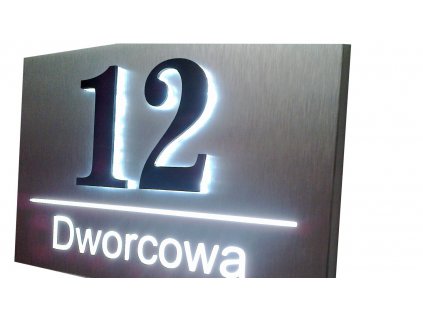 Číslo domu svetelné LED prípade 30x20cm_0
