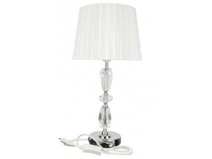LAMPA BIELA CRYSTAL LAMPA MODERNÉHO GLAMOUR 48c_0