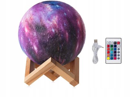 MOON LIGHT 3D RGB MOON LIGHT S DIAĽKOVÝM OVLÁDANÍM_1
