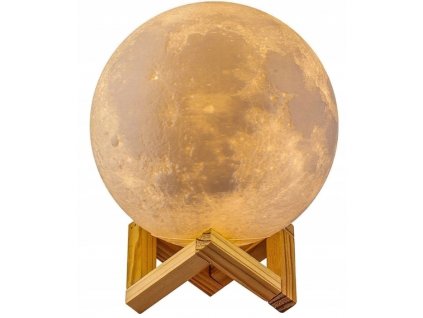 Nočné SVETLO LED MESIAC LAMPA 3D LESKLÉ MESIAC_0