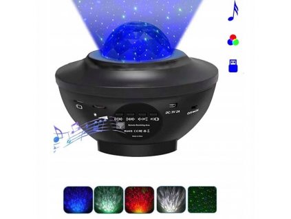 Hviezdny LED projektor Star - darček pre nočnú lampu_0