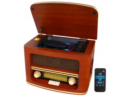 Camry CR 1167 retro rádio BT CD MP3 nahrávanie_0