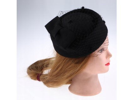 Fascinátor čiapky pre ženy - čierny_0