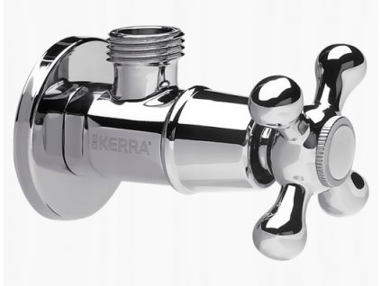 Rohový ventil pre umývadlá retro chróm 1/2 x 3/8_0